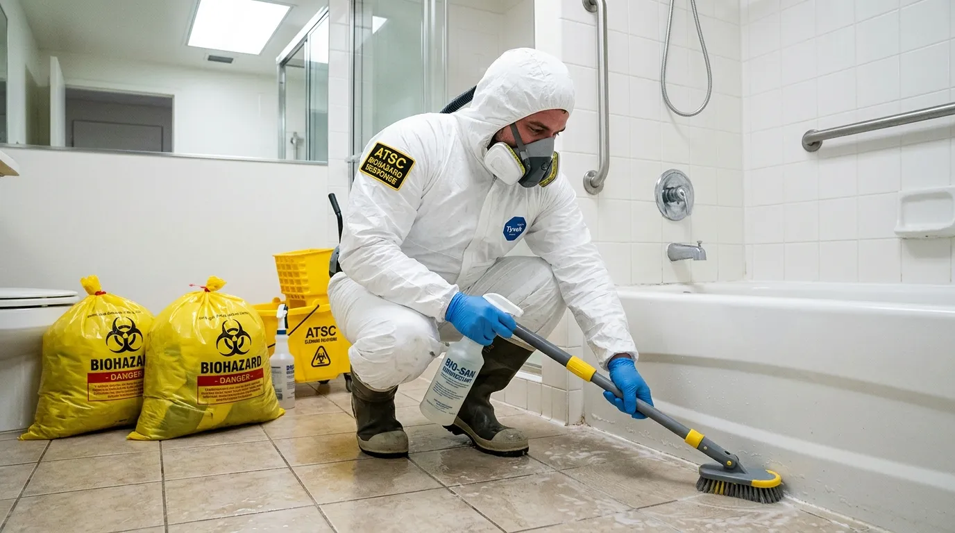 Decontamination equipment deployed for Blood Cleanup in Suisun